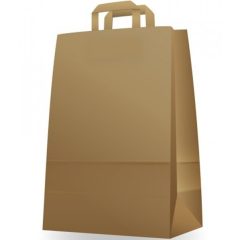 Papírtáska - natúr - 220 mm